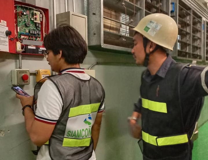 เข้าบำรุงรักษาระบบ FM-200 & Co2 ประจำปี 2563